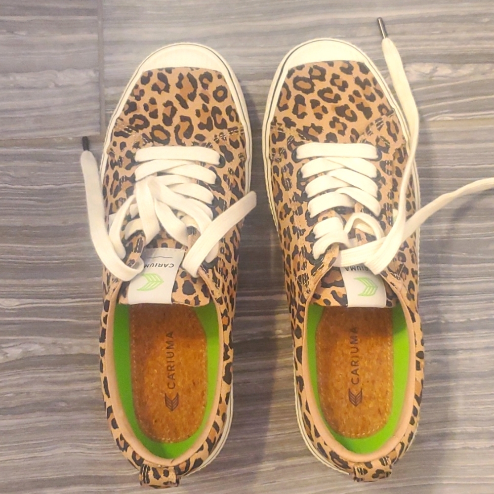 Cariuma Leopard Sneakers